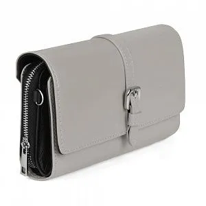 Клатч  жен GH-123 сер. нат.кожа Claus Schulz