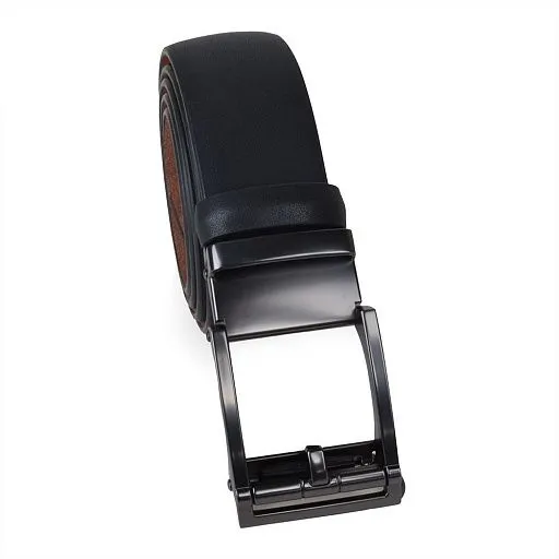 Ремень ROL-18/MGM/C черн. нат.кожа CS