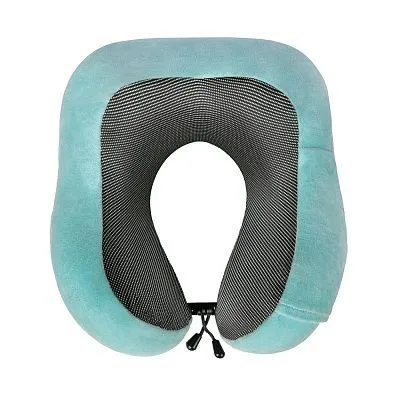 Подушка 3400 memory foam велюр/трикотаж бирюза