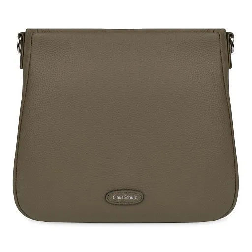 Сумка женская GH-5832 серая натуральная кожа