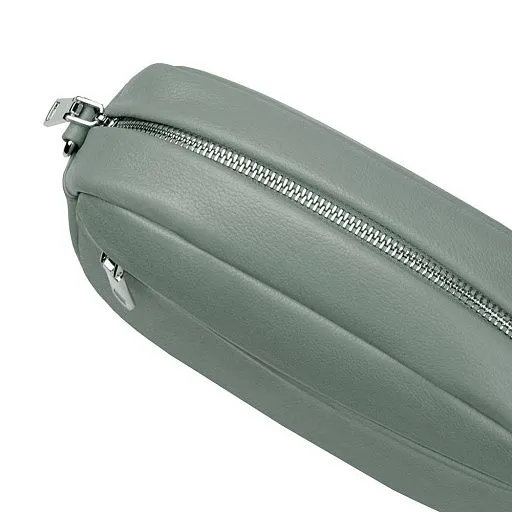 Сумка женская GH-8536 оливка натуральная кожа
