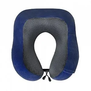 Подушка 3400 memory foam велюр/трикотаж синяя