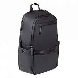 Ранец ZH-9807 черный текст. с в/о покрытием