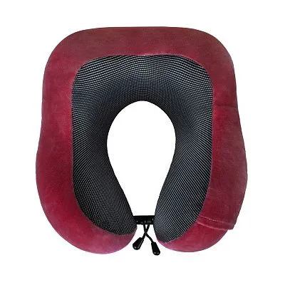 Подушка 3400 memory foam велюр/трикотаж бордо