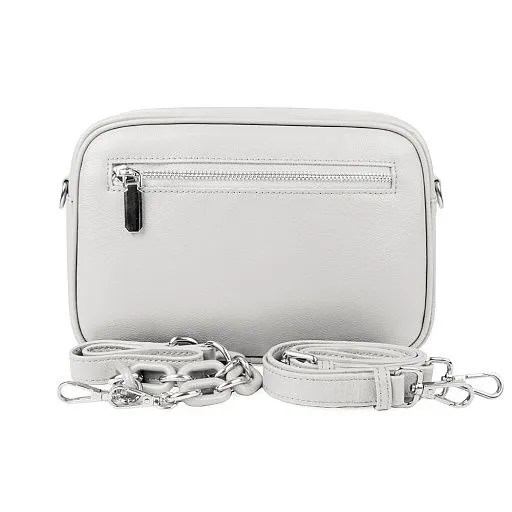 Сумка женская GH-6616 белая натуральная кожа