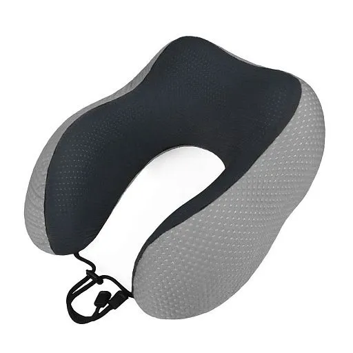Подушка BG-5772 memory foam трикотаж серая