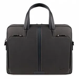 Портфель HT-5604-1F-4 серый текстиль