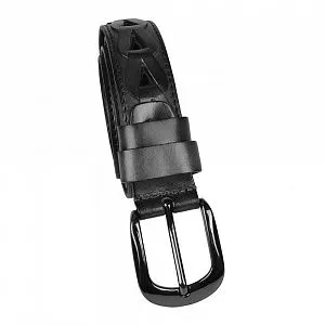Ремень W-9628-2.8 черн. нат.кожа CS