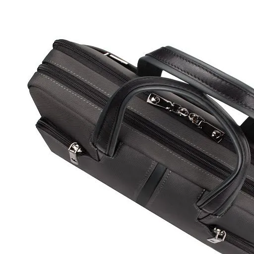 Портфель HT-5604-1F-4 серый текстиль